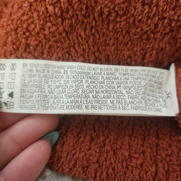 Forever 21 Soft Plush Cropped‎ Tank Top Burnt Orange Size Medium - Picture 5 of 9